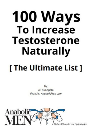 100 Ways To Increase Testosterone Naturally